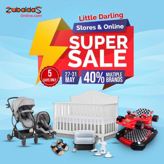 Zubaidas Online Little Darling Sale! 40 off on Multiples Brands till